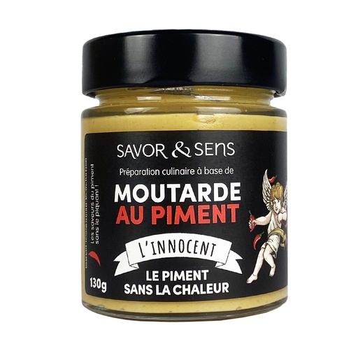 [501060080] Moutarde au piment L'Innocent - Savor et sens