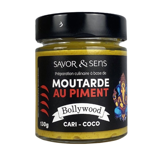 [501060081] Moutarde au piment Bollywood - Savor et sens 