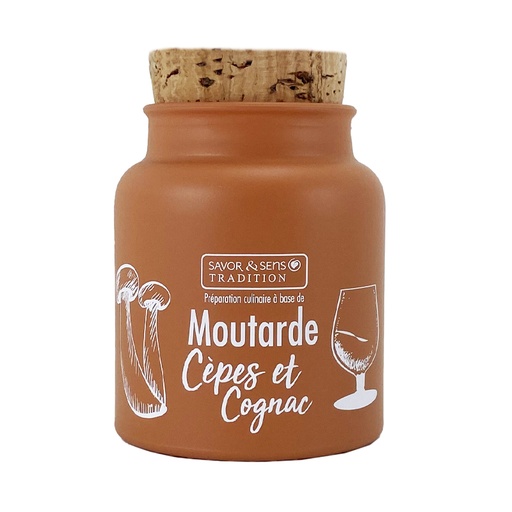 [501060059] Moutarde au Cèpes et Cognac - Savor et sens 